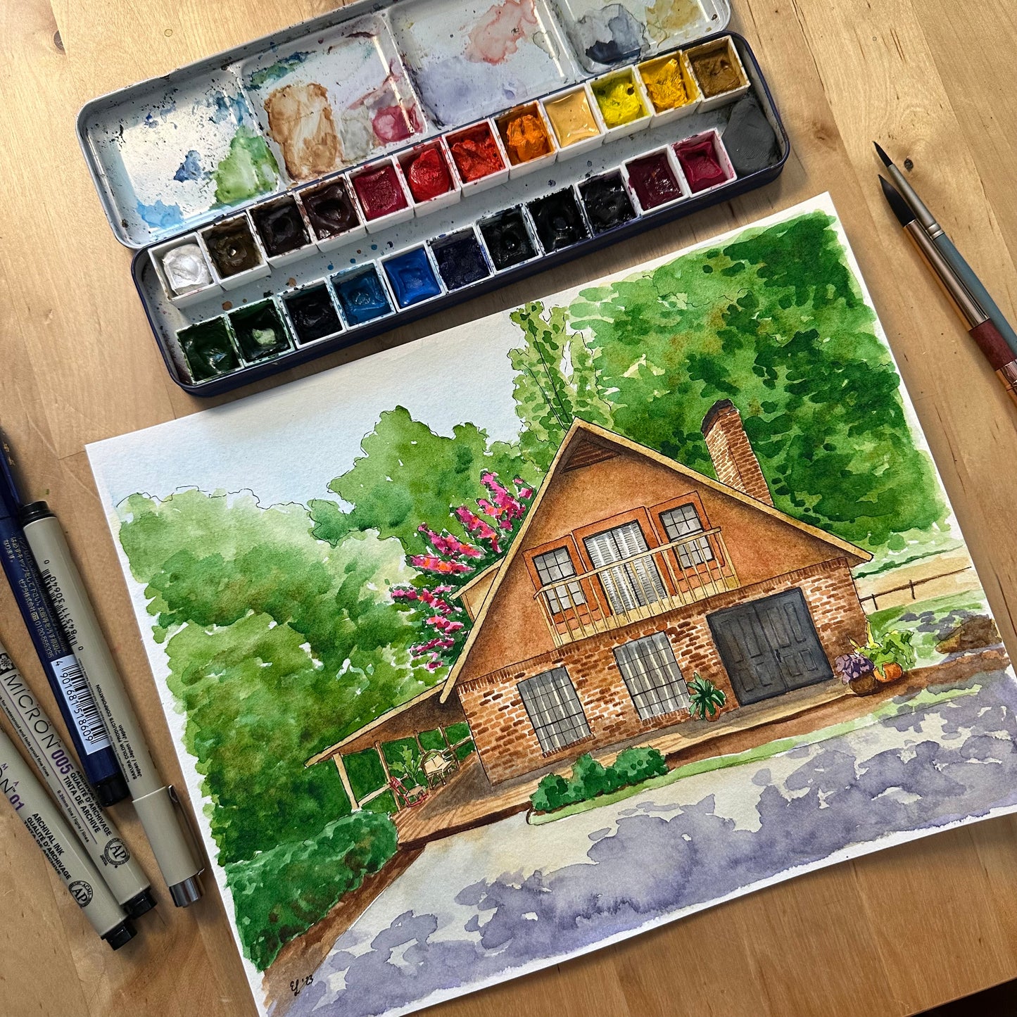 Home Portrait Commission