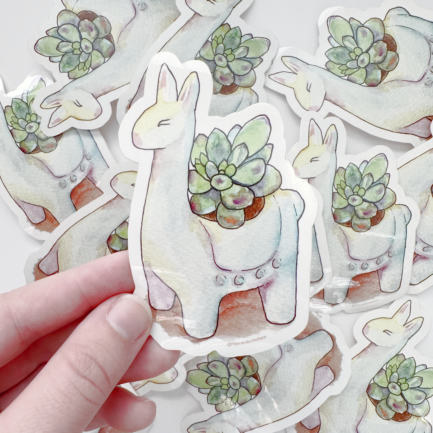 Alpaca Vinyl Sticker