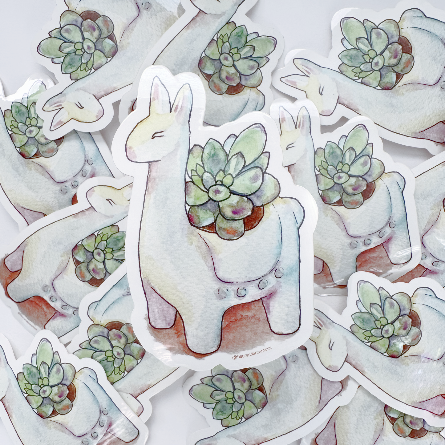 Alpaca Vinyl Sticker