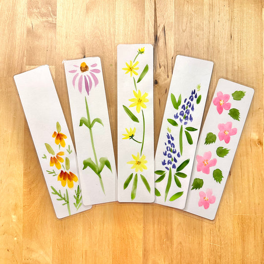 Texas Wildflower Bookmarks