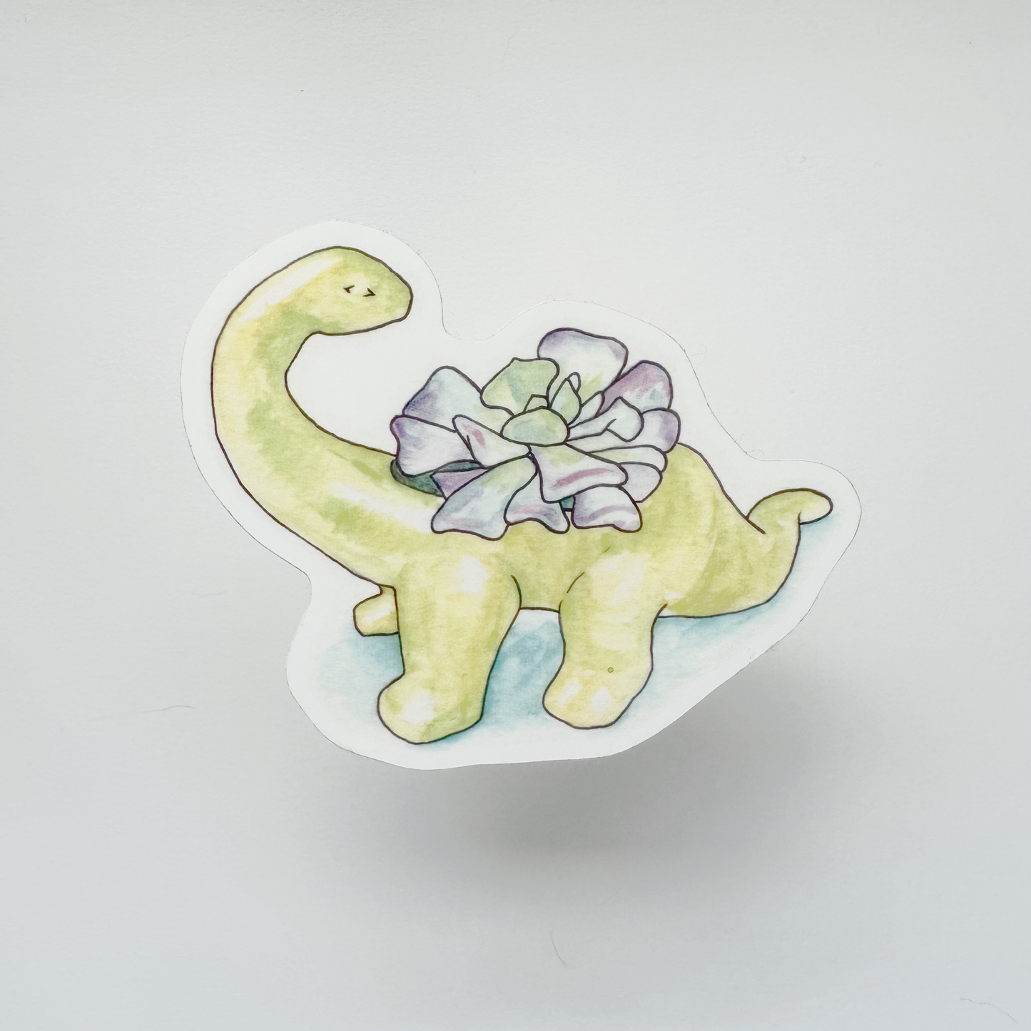 Green Dino Vinyl Sticker